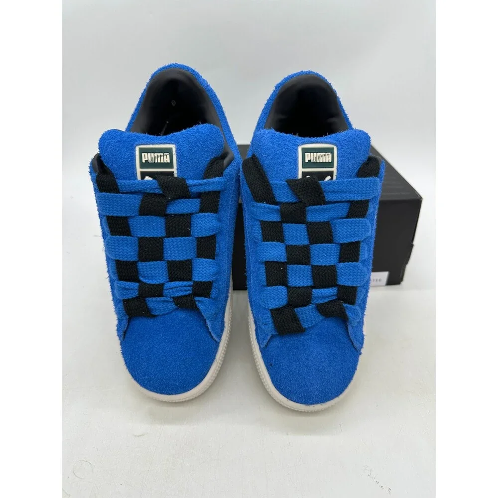 Puma Suede XL Men's Size 10 Blue White Suede Athletic Shoes 398932 02